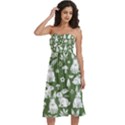 Knee-Length Strapless Bra Top Dress 