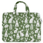 Easter bunny pattern MacBook Pro 15  Double Pocket Laptop Bag 