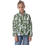 Easter bunny pattern Kids  Half Zip Hoodie