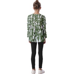 Kids  V Neck Casual Top 