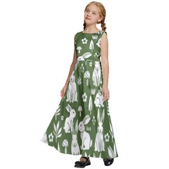 Kids  Satin Sleeveless Maxi Dress 