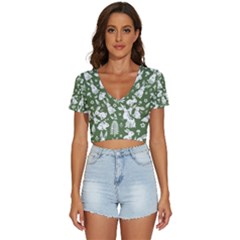 V-Neck Crop Top 