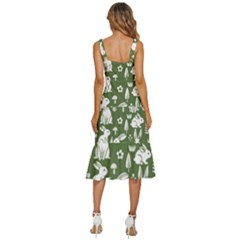 Women s Sleeveless Corset Midi Dress 