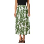 Easter bunny pattern Classic Midi Chiffon Skirt