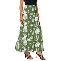Tiered Ruffle Maxi Skirt 