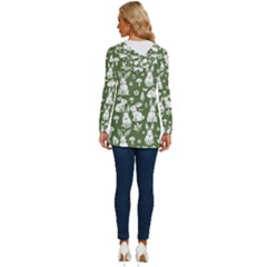 Long Sleeve Drawstring Hooded Top 