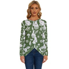 Long Sleeve Crew Neck Pullover Top 