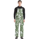 Easter bunny pattern Men s Side Zip Front Pouch Ski And Snowboard Bib Pants	