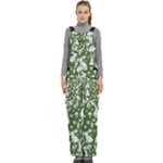 Easter bunny pattern Women s Side Zip Front Pouch Ski And Snowboard Bib Pants	