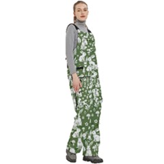 Women s Side Zip Front Pouch Ski And Snowboard Bib Pants	 