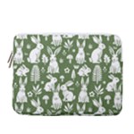 Easter bunny pattern 13  Vertical Laptop Sleeve Case With Pocket