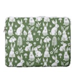 Easter bunny pattern 15  Vertical Laptop Sleeve Case With Pocket