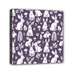 Easter bunny pattern Mini Canvas 6  x 6  (Stretched)