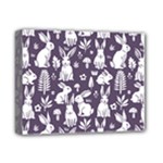 Easter bunny pattern Deluxe Canvas 14  x 11  (Stretched)