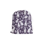 Easter bunny pattern Drawstring Pouch (Medium)