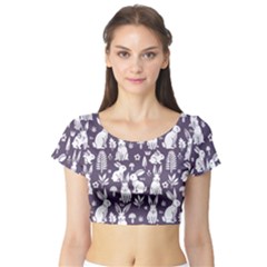 Short Sleeve Crop Top 