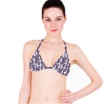 Easter bunny pattern Classic Bikini Top
