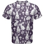 Easter bunny pattern Men s Cotton T-Shirt