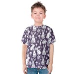 Easter bunny pattern Kids  Cotton T-Shirt