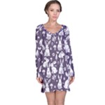 Easter bunny pattern Long Sleeve Nightdress