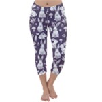 Easter bunny pattern Capri Winter Leggings 
