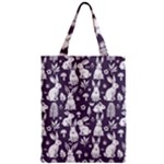 Easter bunny pattern Zipper Classic Tote Bag