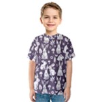 Easter bunny pattern Kids  Sport Mesh T-Shirt
