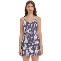 Body Wrap Sleeveless V-Neck Mini Dress 