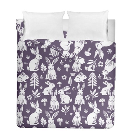 Easter bunny pattern Duvet Cover Double Side (Full/ Double Size) from ArtsNow.com