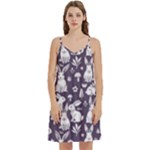 Easter bunny pattern Mini Camis Dress With Pockets