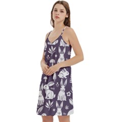 Mini Camis Dress With Pockets 