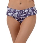 Easter bunny pattern Frill Bikini Bottoms