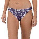 Easter bunny pattern Band Bikini Bottoms