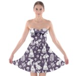 Easter bunny pattern Strapless Bra Top Dress