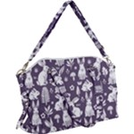 Easter bunny pattern Canvas Crossbody Bag