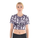 Easter bunny pattern Cotton Crop Top
