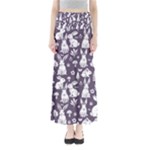 Easter bunny pattern Full Length Maxi Skirt