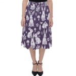 Easter bunny pattern Classic Midi Skirt