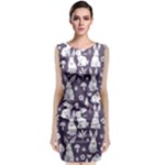 Easter bunny pattern Classic Sleeveless Midi Dress