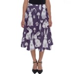 Easter bunny pattern Perfect Length Midi Skirt