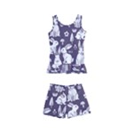 Easter bunny pattern Kids  Boyleg Swimsuit