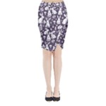 Easter bunny pattern Midi Wrap Pencil Skirt