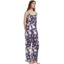 Spaghetti Top Long Pants Satin Pajamas Set 