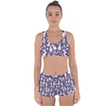 Easter bunny pattern Racerback Boyleg Bikini Set