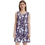 Easter bunny pattern Sleeveless Cozy Lounge Set 