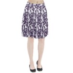 Easter bunny pattern Pleated Skirt