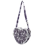 Easter bunny pattern Heart Shoulder Bag