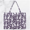 Zipper Medium Tote Bag Front
