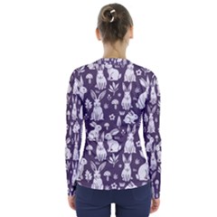 V-Neck Long Sleeve Top 