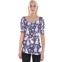 Wide Neckline T-Shirt 